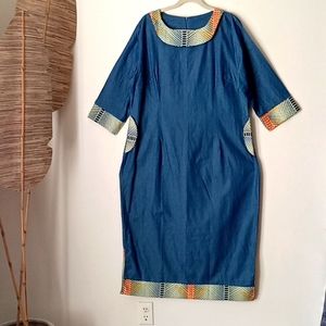 Women's size XXL Maxia dress color denim